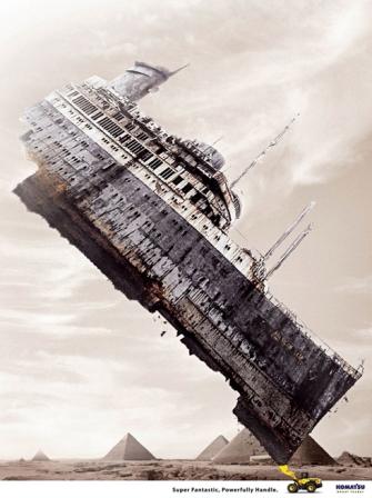 реклама погрузчиков Komatsu