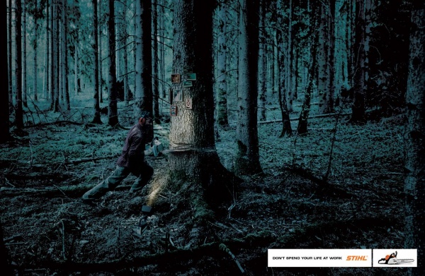 реклама электропил stihl
