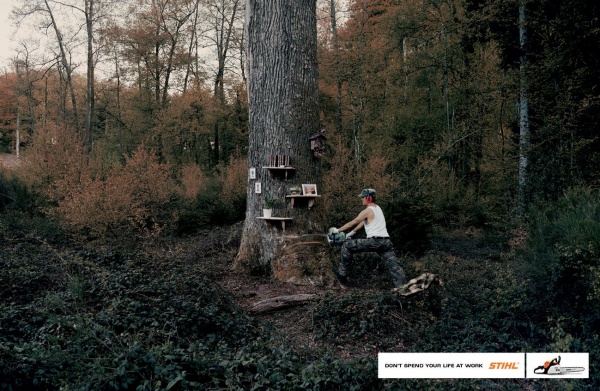 реклама электропил stihl